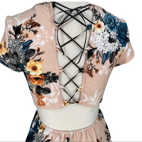 g Lare Skater Dress Knot NWOT Corset Back - Picture 4 of 9